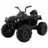 Детский квадроцикл Grizzly ATV 4WD Black 12V с пультом управления - BDM0906-4